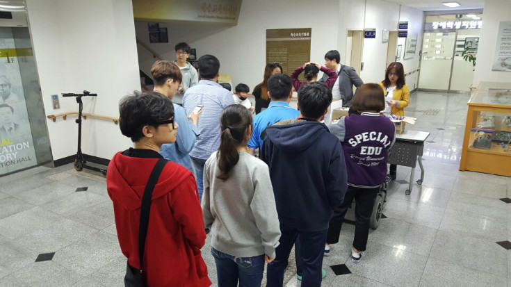 장애학생 중간시험기간 